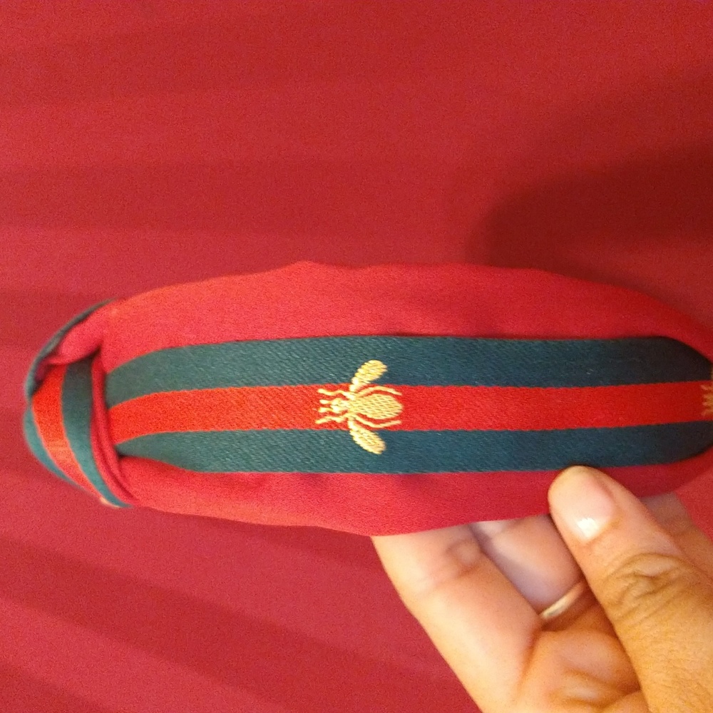 Red headband